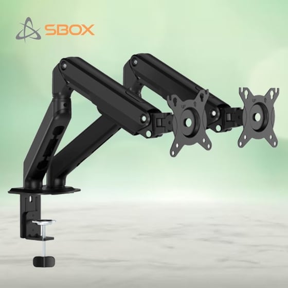 Βάση Οθόνης Επιτοίχια SBOX LCD-S024-3 με Πλήρη Κίνηση για Οθόνες 17"-32" έως 9Kg image 1