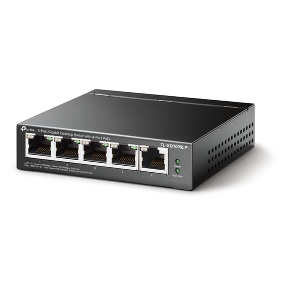 TP-LINK TL-SG1005LP L2 Switch με 5 Θύρες image 2