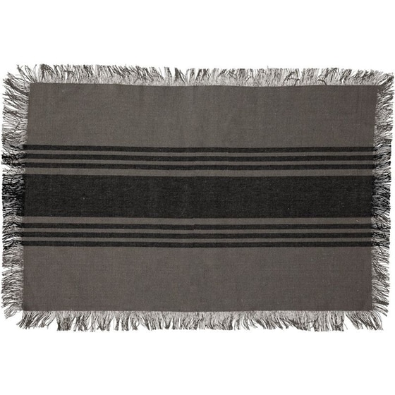 Σουπλά Spitishop από Βαμβάκι 30x45cm - Γκρι Σκούρο image 0