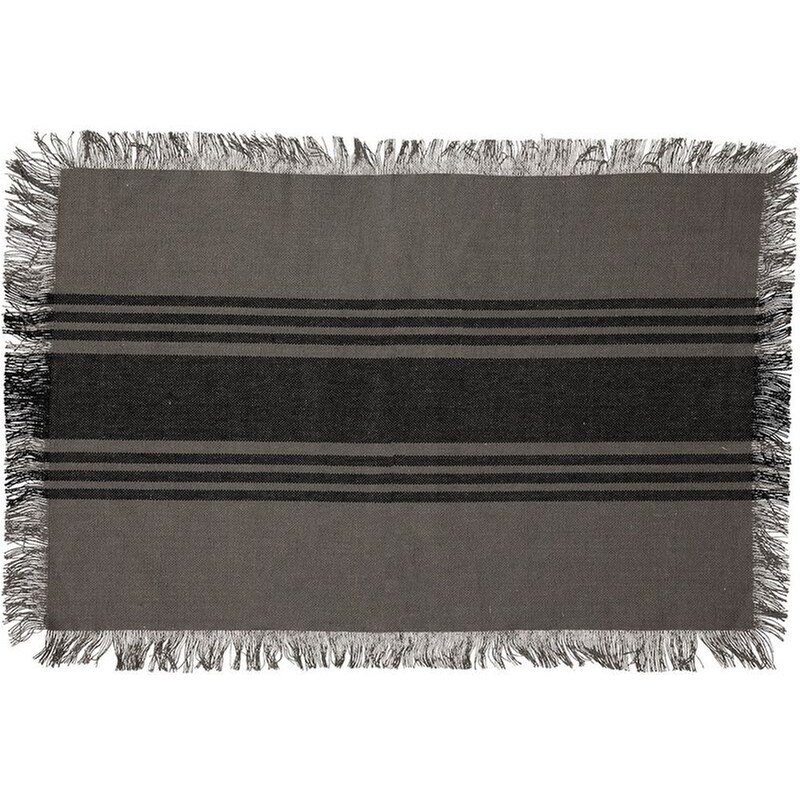 Σουπλά Spitishop από Βαμβάκι 30x45cm - Γκρι Σκούρο