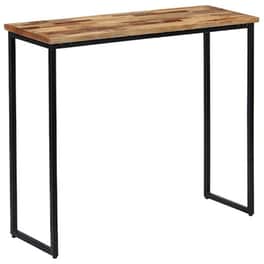 Κονσόλα Vidaxl από Μασίφ Ανακυκλωμένο Ξύλο Teak 90x30x76 cm - Καφέ