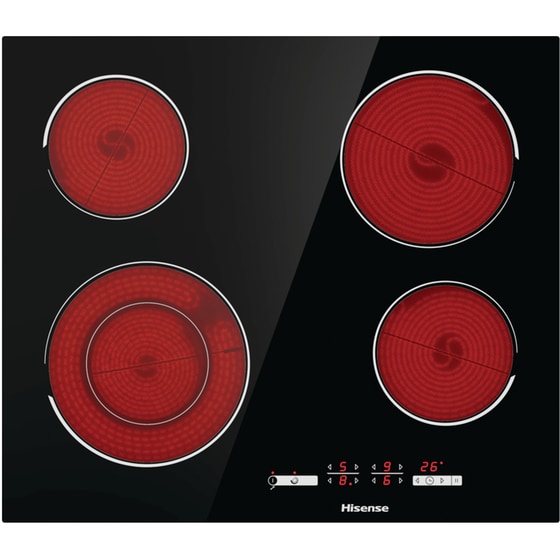 HISENSE E6432C 60 cm Μαύρο Εστία Κεραμική Αυτόνομη image 0