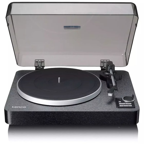 Πικάπ Lenco LBTA‑165BK Με Προενίσχυση & Bluetooth – Μαύρο image 0