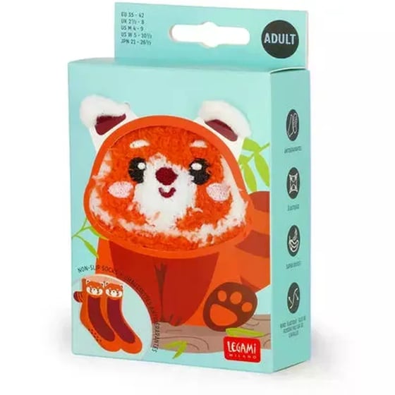 Κάλτσες&nbsp;Non-Slip&nbsp;Legami Red&nbsp;Panda&nbsp;26-34 image 3