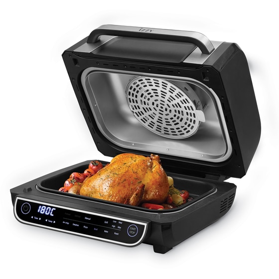 IZZY IZ-8265 με Πόρτα 1700 W Μαύρη/Ασημί Φριτέζα Αέρος & Grill image 2