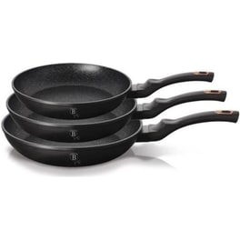 Σετ Τηγάνια BERLINGER BH-6158F 3 τμχ Μαύρο