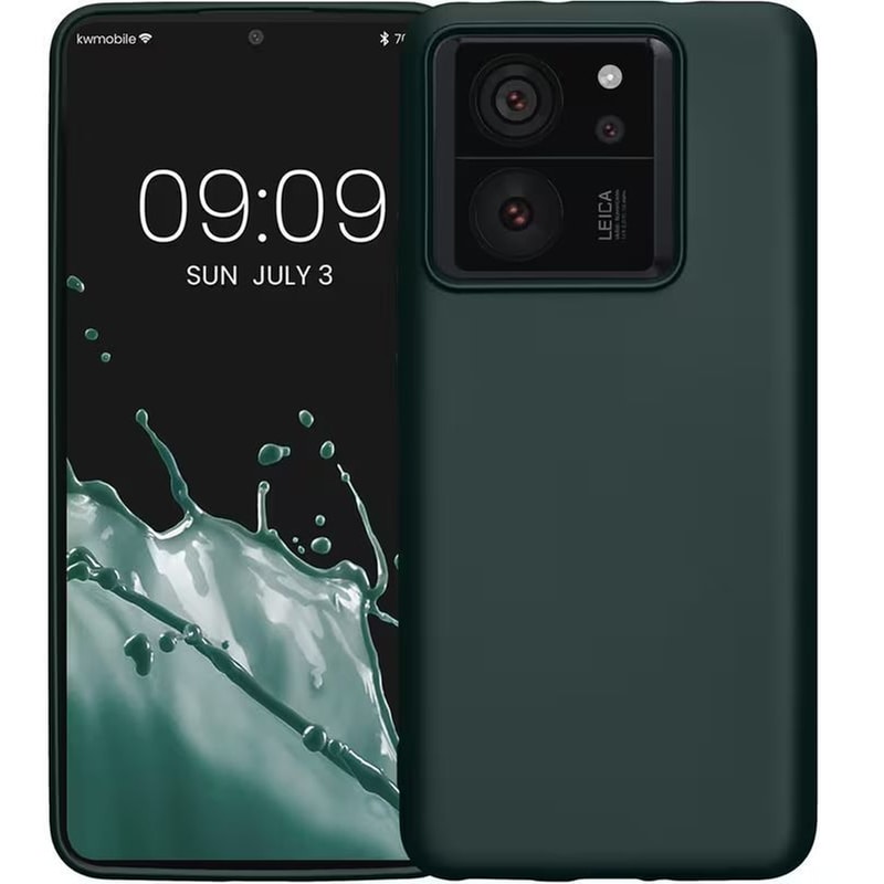 KWMOBILE Θήκη Xiaomi 13T/ Xiaomi 13T Pro - Kwmobile Σιλικόνης - Metallic Teal