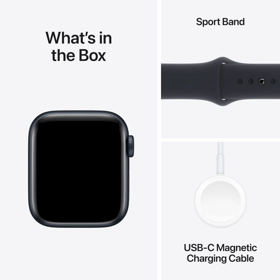 Apple Watch SE GPS 40mm - Midnight Aluminium Case with Midnight Sports Band - M/L image 7