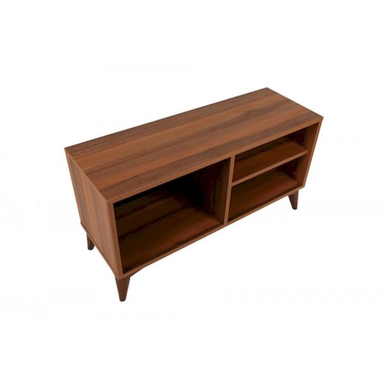 Έπιπλο Τηλεόρασης Vent από Μελαμίνη 100x35x54cm - Καρυδί image 3