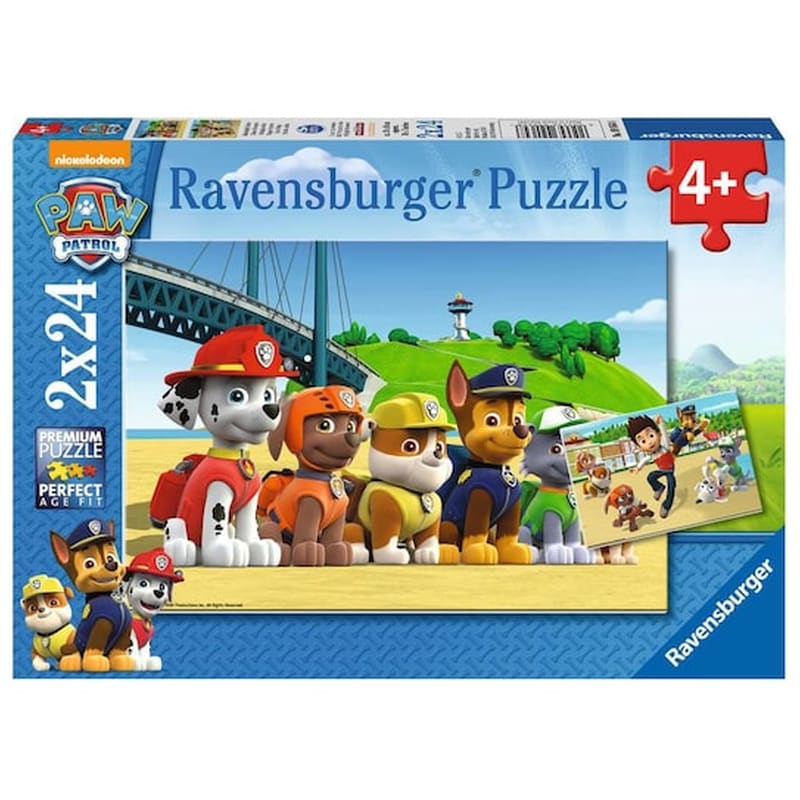 Ravensburger 9064 Paw Patrol Jigsaw Puzzles – 2 X 24 Pieces