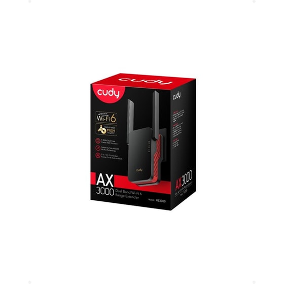 Cudy RE3000 Wi-Fi Repeater Wi-Fi 6 Dual Band (2.4 & 5 GHz) 3000Mbps image 4