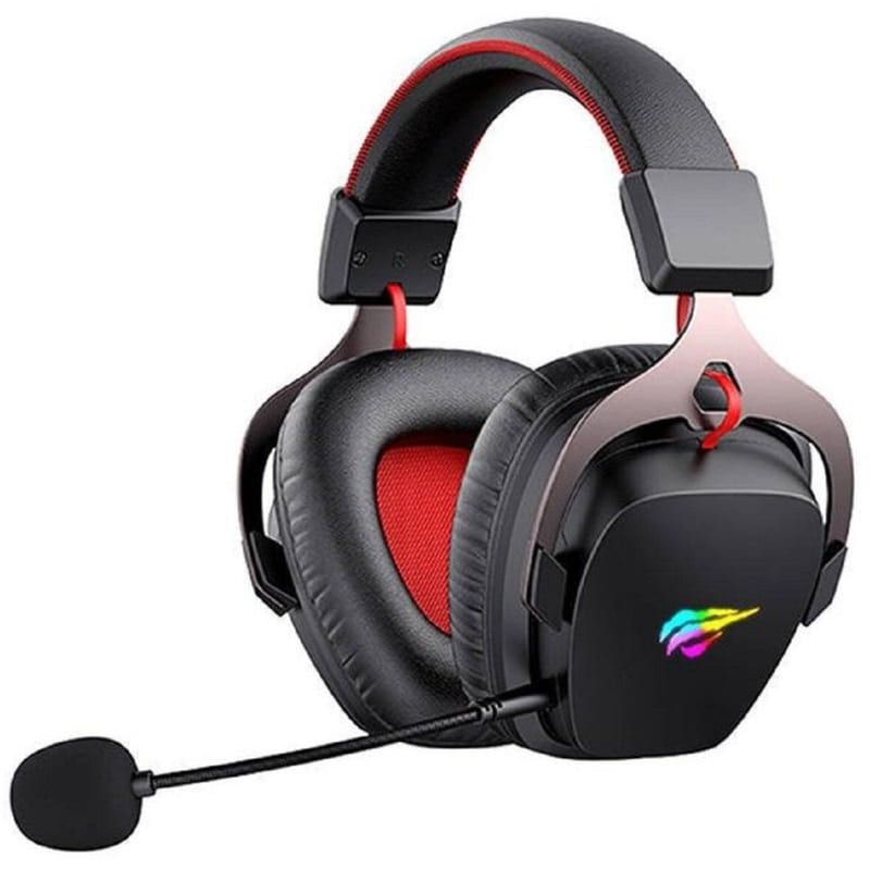 HAVIT Havit H2015G Gaming Ασύρματα Ακουστικά 2.4 GHz με RGB Φωτισμό Μαύρα
