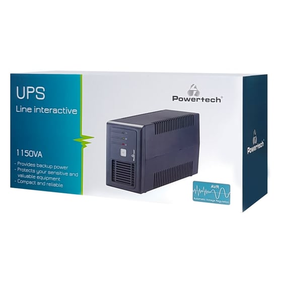 Powertech Ups Line Interactive Pt-1150li, 1150va, 690w image 1