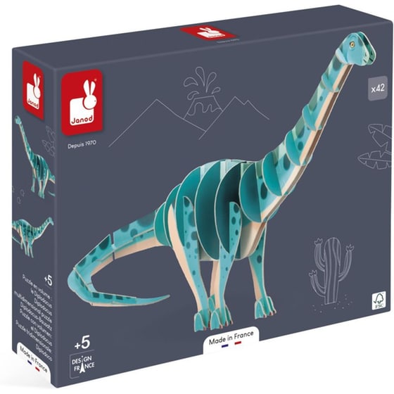 Janod Dino - 3d Παζλ Διπλοδοκος image 0