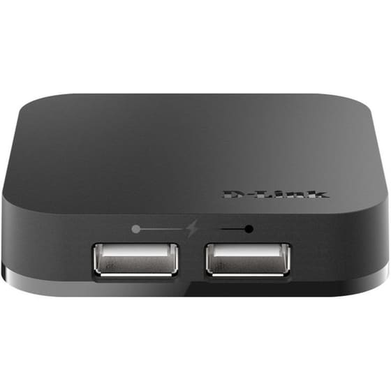 D-Link DUB-H4 USB Hub 4 σε 1 USB-A - Μαύρο image 0