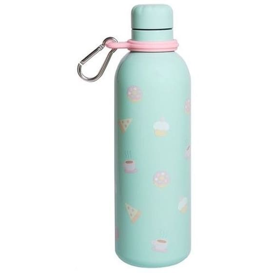 Παγούρι Αλουμινίου Pusheen Foodie Τιρκουάζ 500ml image 1