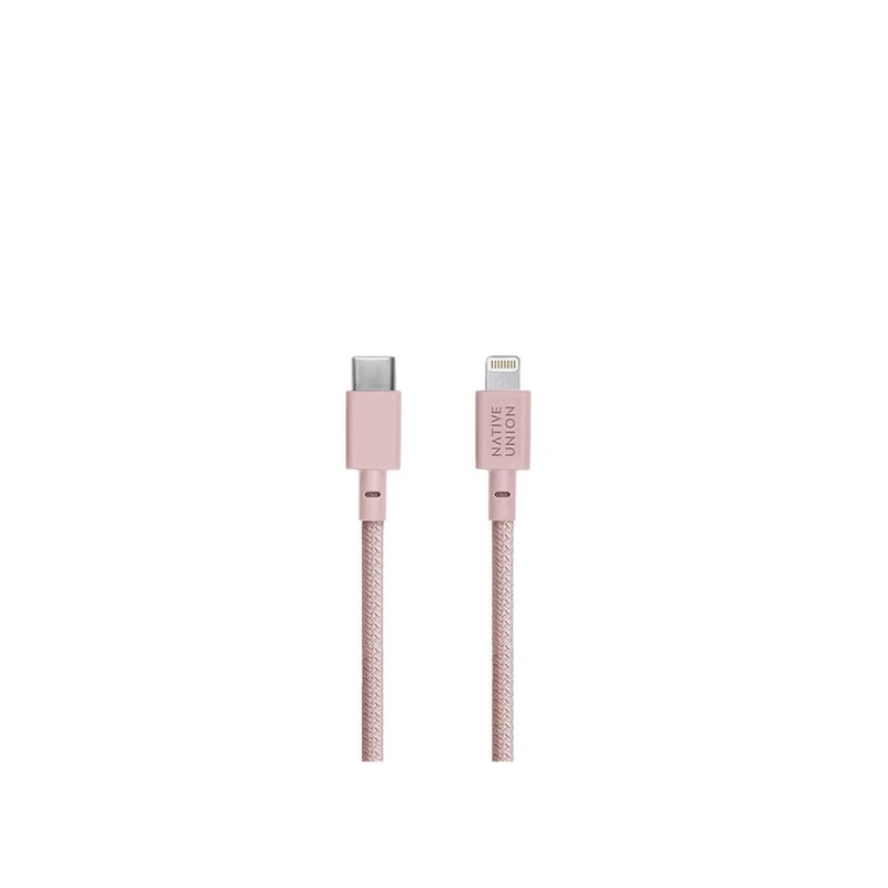 NATIVE UNION Καλώδιο δεδομένων Native Union Usb-C to Lightning 1.2m - Pink