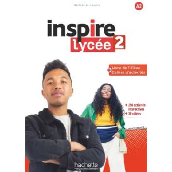 Inspire Lycée 2 Livre d' Eleve + Cahier d' Activites (A2) image 0