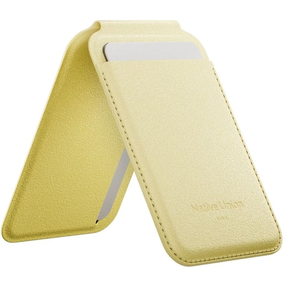 Μαγνητική βάση Apple iPhone 12/13/14/15/16 Series - Active Magnetic Wallet Stand - Lemon image 1