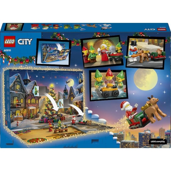 LEGO® City Advent Calendar 2026 Santa’s Workshop Toy (60510) image 8