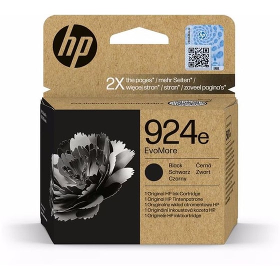 HP 924e EvoMore Μαύρο Μελάνι Εκτυπωτή 4K0V0NE image 0