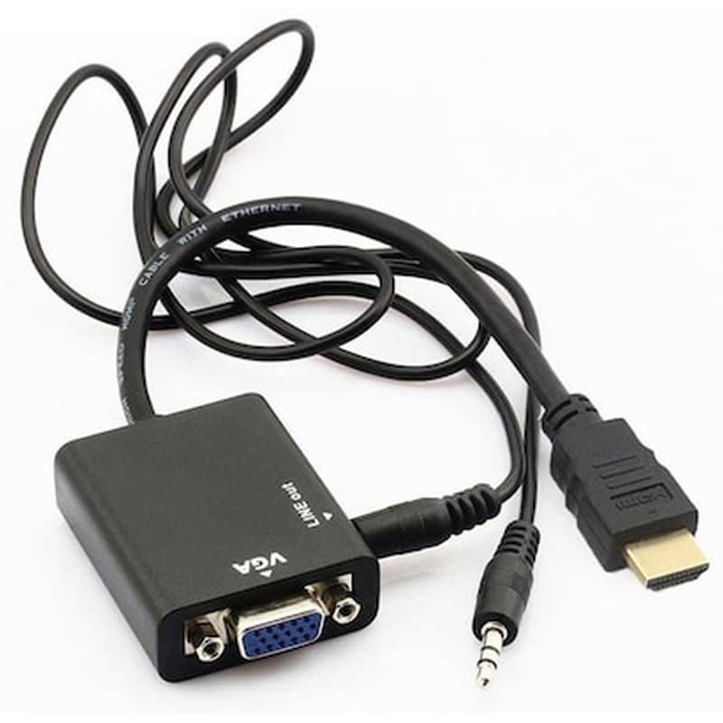 Μετατροπέας Σήματος Video Από Hdmi Σε Vga Με Ήχο A901040 Oem φωτογραφία