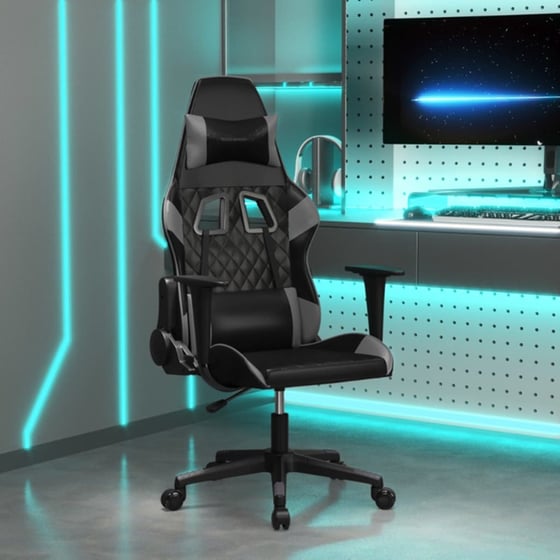 Καρέκλα Gaming VIDAXL 3143757 από Τεχνητό Δέρμα - Γκρι image 7