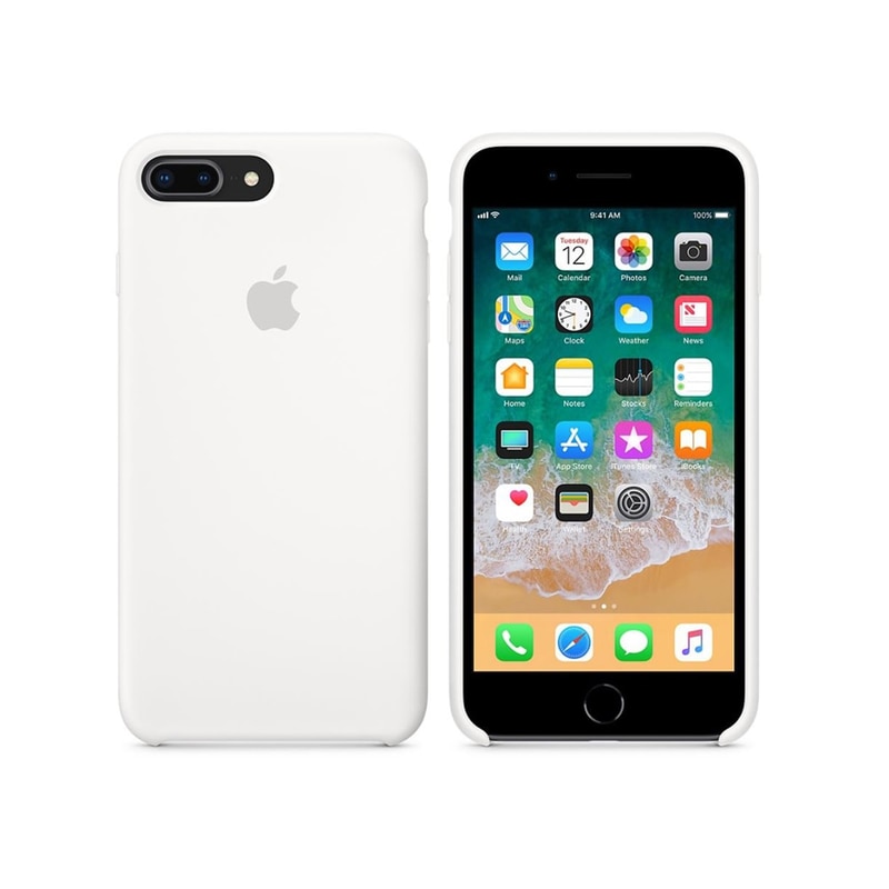 Θήκη iPhone 8 Plus / 7 Plus - Apple Silicone Case - White