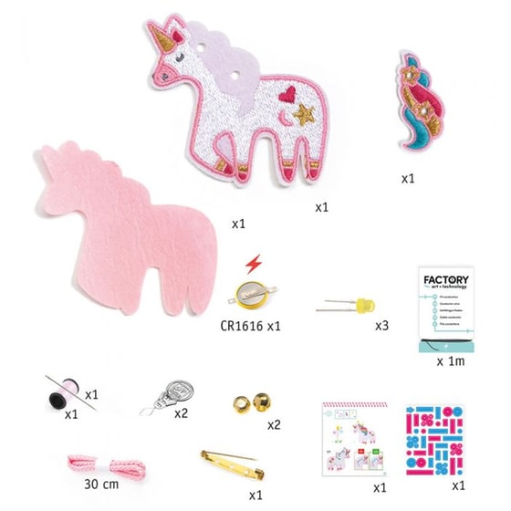 Djeco Κατασκευή Factory 'καρφίτσα Μονόκερος' image 1