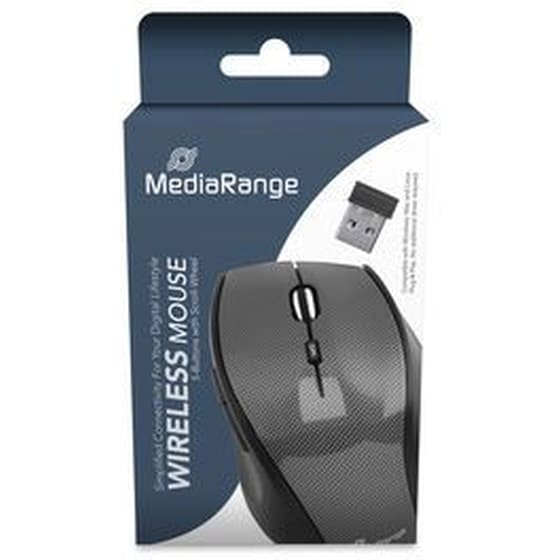 MediaRange MROS207 Ασύρματο Ποντίκι - Μαύρο image 3