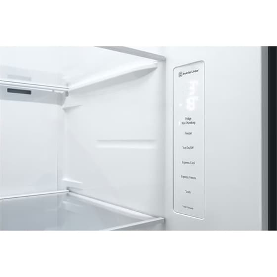 LG GSLV51PZXE Total No Frost 635 Lt Ασημί Ψυγείο Ντουλάπα image 7