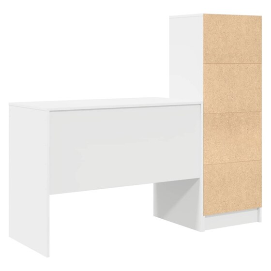 Γραφείο VidaXL 145,5x50x127 cm - Λευκό (2 τεμ.) image 7