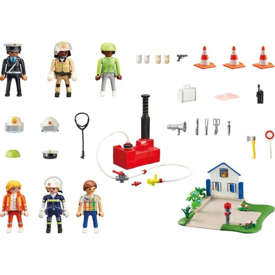 PLAYMOBIL® My Figures: Πυροσβεστική Διάσωση (70980) image 2