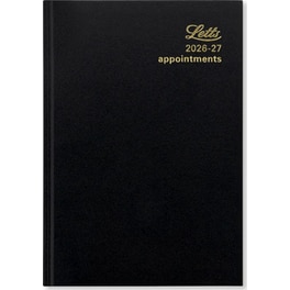 Ημερολόγιο Ημερήσιο 2026-2027 Letts A5 Standard Black