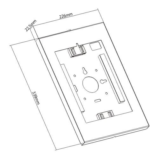 Βάση Tablet Αντικλεπτική Brateck PAD34-01 9.7" - 11" έως 1 kg image 1