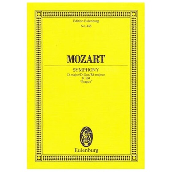 Βιβλίο Για Σύνολα Editions Eulenburg Mozart - Symphony Nr.38 In D Major [pocket Score] image 0