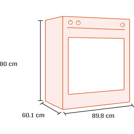 LA GERMANIA SE965ENE/24(GN) 98 Lt Inox Κουζίνα Φυσικού Αεριου image 1