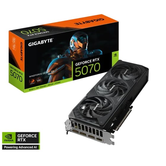 Κάρτα Γραφικών Gigabyte GV-N5070WF3OC-12GD GeForce RTX 5070 12GB image 9