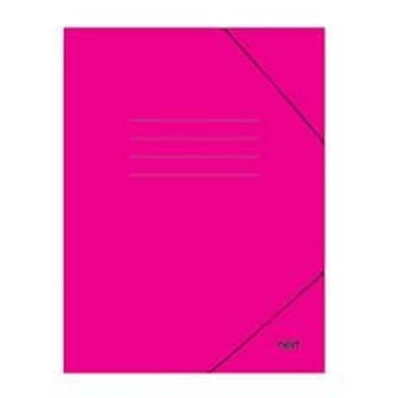 Φάκελος Πρεσπάν Next με Λάστιχο A4 Πλαστικοποιημένος Φούξια Υ35x25εκ. image 0