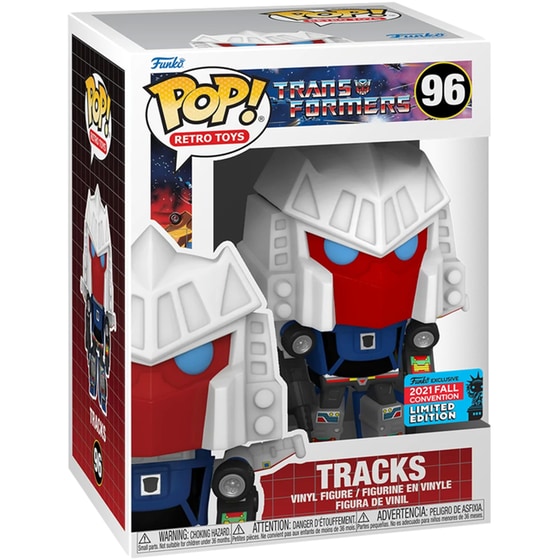 Funko Pop! Retro Toys - Transformers - Tracks #96 image 1