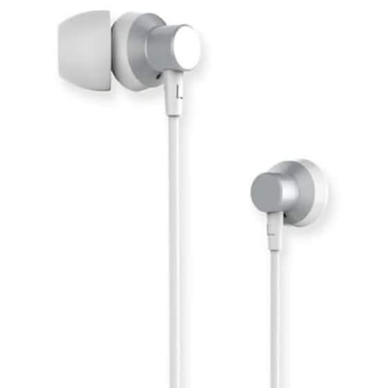 Remax Rm-512 Ακουστικά Silver Metal Earphones Με Μικρόφωνο Ασημί image 0