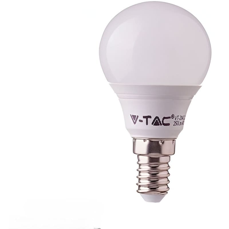 V-TAC Λάμπα LED Samsung Smd V-Tac E14 P45 7w 6400K - Ψυχρό Λευκό