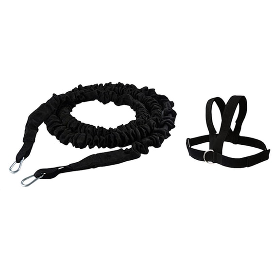 Λάστιχο Αντίστασης InSportline INS-7342 Εκπαίδευσης 300x1.3 cm Μέτριο - Μαύρο image 0