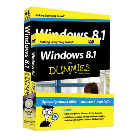 Windows 8.1 for Dummies Book+dvd Bundle image 0