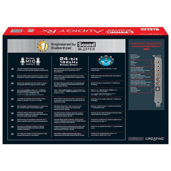 Κάρτα ήχου Creative Sound Blaster Audigy RX 7.1 PCIe (70SB155000001) image 4