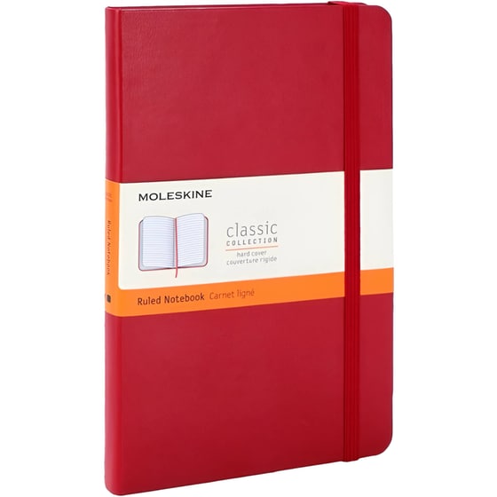 Σημειωματάριο Moleskine Cahier XL Ριγέ Κόκκινο (1 Τεμάχιο) image 0