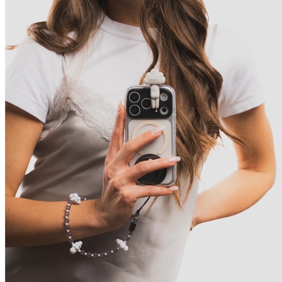 Case&Me Bijoux Bracelet Λουράκι Καρπού για Universal smartphone - Cloud 2 image 1