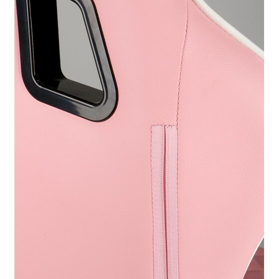 Gaming Καρέκλα Gembird GC-03-PW από Τεχνητό Δέρμα - Λευκό/ Ροζ image 13