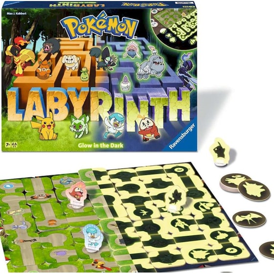 Pokémon Labyrinth Glowing in the Dark Επιτραπέζιο (EN) (Ravensburger) image 2