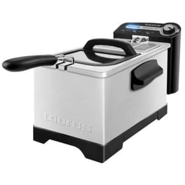 TAURUS PROFESSIONAL 3 PLUS με Καπάκι 2100 W 3 L Ασημί Φριτέζα Λαδιού